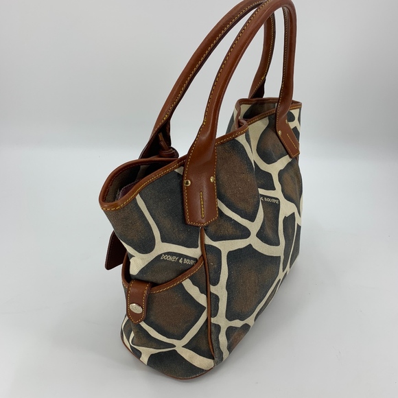 Dooney & Bourke Serengeti Giraffe Print Tote Bag - Picture 7 of 8